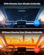 Nmoiss 2026 Windshield Sun Shade Umbrella [Vinyl Coating Heat Shield]