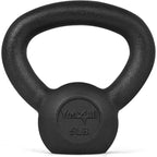 Yes4All Solid Cast Iron Kettlebell Weight ��� Great for Full Body Workout and Strength Training ��� Kettlebell 5 lbs (Black)