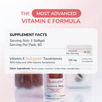 WELLNESS EXTRACT Eannatto Tocotrienols Vitamin E Supplements Tocopherol Free, Non-GMO, Gluten Free & Antioxidant (125MG 60 Softgels)