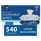 Member's Mark Flushable Wipes (9 pk, 540 wipes)