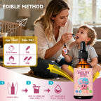 Zeolite Drops 2 Pack Detox for Kids & Adults - 300mg Clinoptilolite, 1000mcg Vitamin B12 C D3, 10 Billion CFU Prebiotics, Seaweed Calcium - Pure Body Cleanse Heavy Metal Gut Energy Bones Immune 120ml