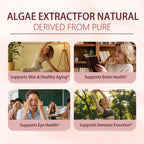 ZERIA Astaxanthin 12mg, Natural Microalgae Antioxidant for Eye, Skin & Immune Support - 150 Softgels