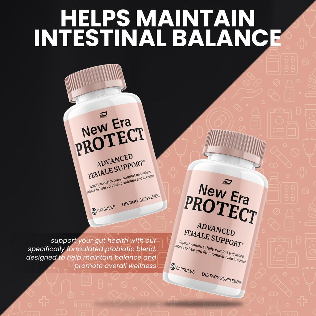 New Era Protect Capsules – NewEra Protect Pills Natural Ingredients Daily Supplement, Digestive Support, Gut Wellness, Pastillas Review (5 Pack - 300 Capsules)