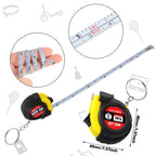 Jutom 24 Pcs Mini Screwdriver Set Mini Tape Measure Keychains Bulk Mini Tool Set Adult Tool Party Prize for Men Father's Gifts