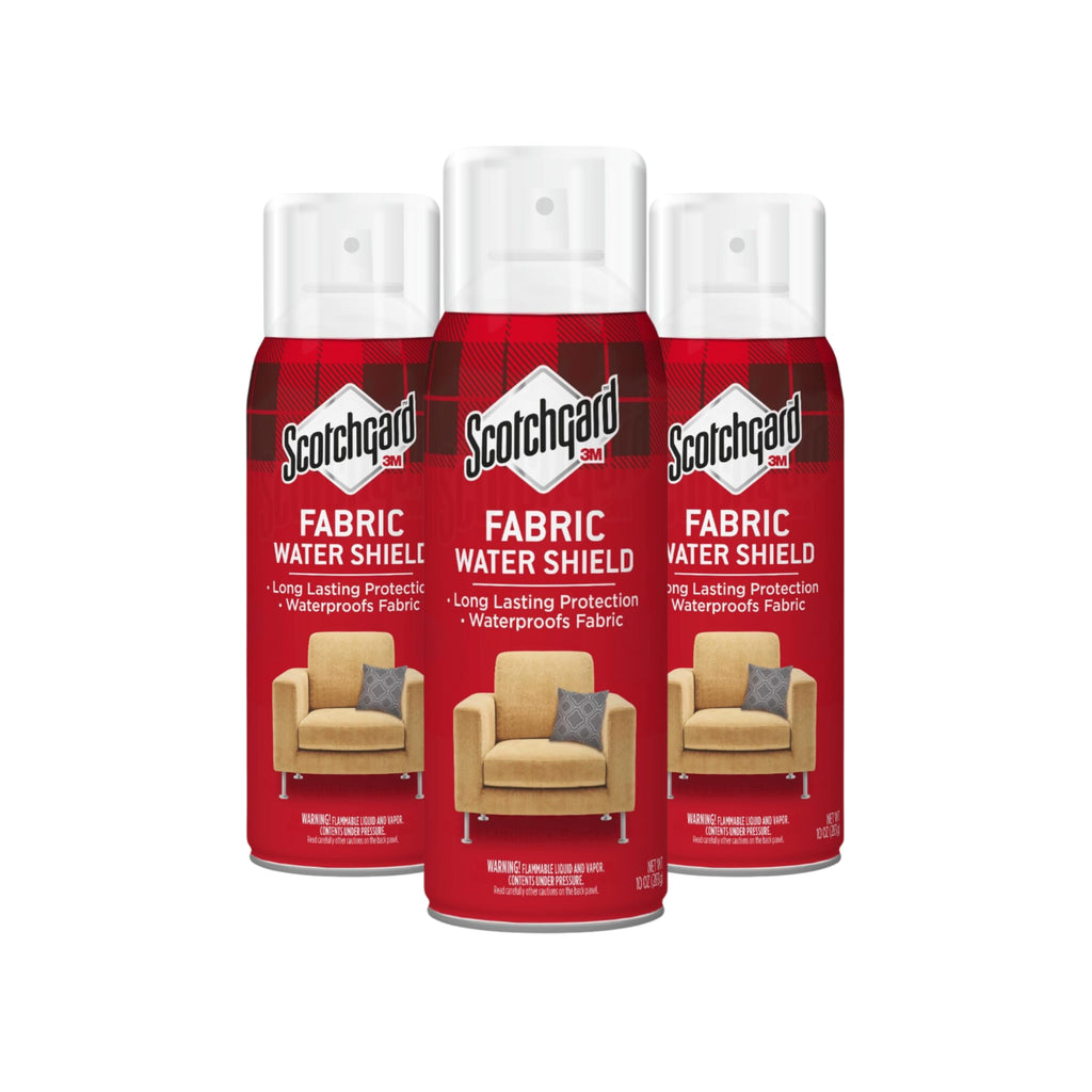 Scotchgard Fabric & Upholstery Protector, 3-Pack (10 oz Cans) – Repels Liquids & Blocks Stains – Long-Lasting Fabric Shield for Furniture, Clothing, and More – Easy Spray, Dries Clear