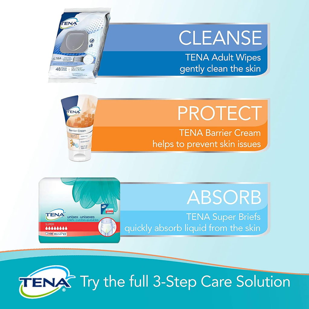 TENA ProSkin Classic Personal Cleansing Wipe 7-9/10 x 12.5" 65724, 12 Pack 576 Wipes