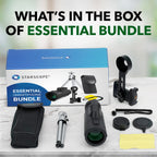 Starscope Monocular Telescope Smartphone Bundle - 10x42 Monoculars for Adults High Powered with Cell Phone Adapter | Bird Watching, Hunting, Hiking Pocket Scope | BAK4 Prism FMC Lens, Waterproof