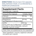 Metabolic Maintenance Same 200 mg - Methyl Donor Compound - Mindset, Joint & Liver Health Support - Acid-Resistant Capsules - 60 Servings - 60 Capsules