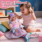 BABESIDE 15 Inch Mermaid Baby Doll Girl with Removable Set and Accessories
