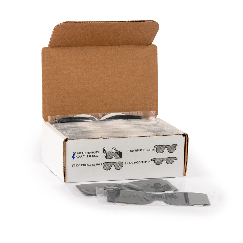 Precision Vision Mydriatic Glasses with Temples (Box of 50)