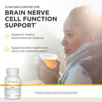 Integrative Therapeutics GABA - Brain Health Supplement that Supports Nerve Cell Function* - Support Neurochemical Balance & Neurotransmitter Production* - Dairy-Free - 60 Capsules (60 Servings)