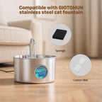 GIOTOHUN Cat Water Fountain Filter: 12 Cat Fountain Filter Replacement