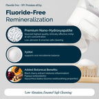 Dr. Jen Fluoride Free Toothpaste with 10% Premium Nano Hydroxyapatite, Xylitol & Glycerin, Remineralizing Daily Oral Care for Sensitive Teeth, Travel Essentials, Cool Mint, 1 Pack