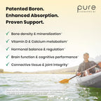 Pure TheraPro Rx Bio Boron, 30mg/Capsule, 90 Capsules, Bororganic Glycine Boron Supplements for Men & Women, Vegan Mineral Supplements for Bones, Cardiovascular Function & Immunity Support