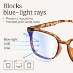 NOVIVON Reading Glasses +2.75 with 6 Cases – Blue Light Blocking Readers for Women & Men, Computer eye glasses, Cheaters