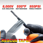 Bond It Rescue Tape, Self-Fusing Silicone Repair Tape, 1 in x 12 ft, Black