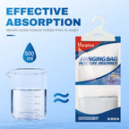 Vacplus Moisture Absorbers Packets, Fragrance Free 20 Pack, Humidity Packs, Dessicant Packets, Hanging Closet Dehumidifier Bags, Odor Eliminator for Bathroom 9.8OZ