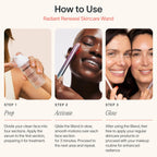 Solawave Wand Skin Therapy Activating Serum | Hyaluronic Acid and Peptides | Enhance Skincare Device Results | Hydrating Microcurrent Galvanic Current | Wrinkle Smoothing