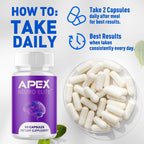 (5 Pack) Apex Neuro Elite Capsules, Apex Neuro Elite Brain Support Pills with Natural Ingredients, Advanced Formula ApexNeuro Maximum Strength Health & Wellness Vitamin for Women & Men (300 Capsules)