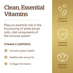 Solgar Vitamin C 1000 mg, 250 Vegetable Capsules - Antioxidant & Immune Support - Overall Health - Healthy Skin & Joints - Bioflavonoids Supplement - Non GMO, Vegan, Gluten No, Kosher - 250 Servings
