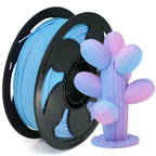 Matte Tri Color Blue Purple Pink PLA 1.75mm 1kg 600mm/s 3D Printer Filament