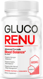 Gluco Renu Capsules - Official Gluco Renu, GlucoRenu Supplement, Natural Support GlucoRenu, Gluco Renu Premium Formula, 30 Capsules for 1 Month