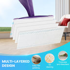 Bpbdzz 60 Count Wet Pads Refill for Swiffer Wet Jet Spray Mop - Wet Jet Pads,Made of high-end Cotton,5X Highly Absorbent, Suitable for All Floor Surfaces, Deep Cleaning of Stubborn Stains