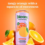 Bloom Nutrition Zero Sugar Energy Drink, Orange, 12oz 12pk
