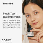 COSRX Retinol 0.5 Oil, Anti-aging Serum with 0.5% Retinoid Treatment for Face, Reduce Wrinkles, Fine Lines, Gentle Skincare for Day & Night, Not Tested on Animals, Korean Skin Care