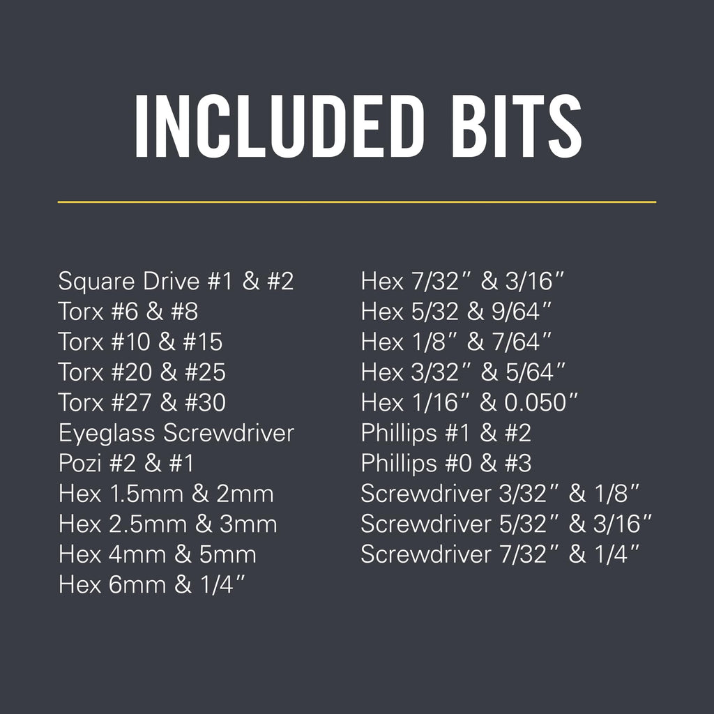 LEATHERMAN, Bit Kit, 21 Double-Ended Screwdriver Bits for Multi-Tools