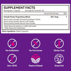 2 Pack Beef Organ Supplement for Women, Natural Grass Fed Beef Liver Capsules, Hormone Balance for Women, for Support Balance Hormones, Energy, & More and Menstrual Cycle,Skin Care