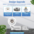 Upgraded Sam-Sung Dryer Repair Kit for DC97-16782A Samsung Dryer Roller Replacement Kit, DC93-00634A Dryer Idler Pulley, 6602-001655 Dryer Belt, Replacement for Samsung Dryer Parts (Figures 6 and 7)