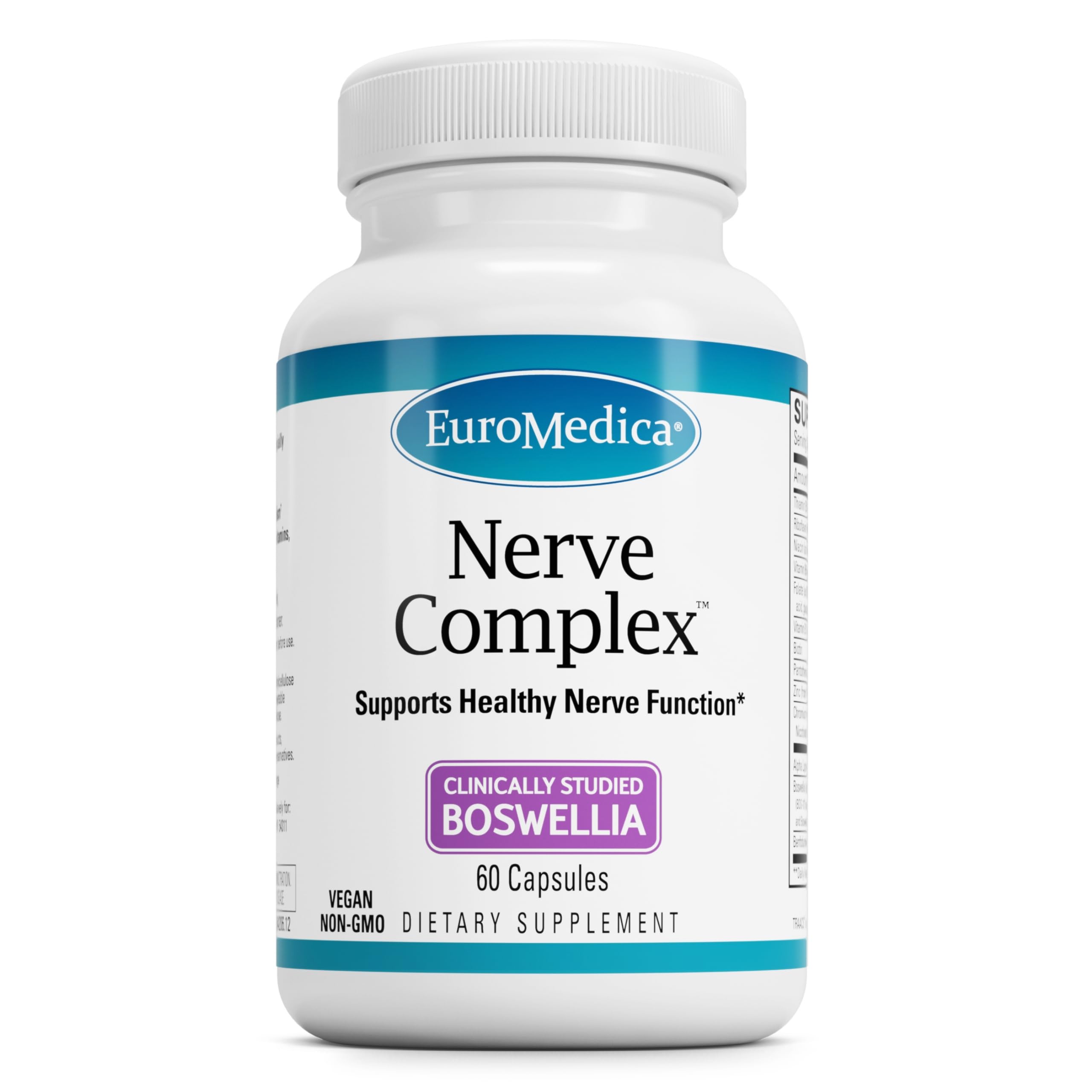 Euromedica Nerve Complex Capsules, 60 Count