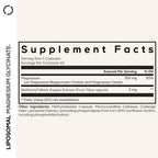 Codeage Liposomal Magnesium Glycinate Supplement, 2-Month Supply, Bisglycinate Magnesium Chelate, Chelated Magnesium Mineral Pills, BioPerine Black Pepper Vitamins Capsules, Non-GMO Vegan, 240 ct