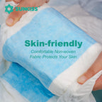 SUNKISS TrustPlus Adult Diapers with Maximum Absorbency, Unisex Disposable Incontinence Briefs with Tabs for Men and Women, Odor Control, Medium, Previously S/M, 15 Count