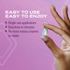 K-Y Liquibeads Vaginal Moisturizer for Women, Silicone Lube Suppository, Lubricant Helps Reduce Pain Due to Dryness, 6 Suppositories & 6 Applicators