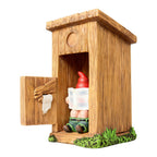 Funny Garden Gnome Decorations Outdoor Statue Naughty Gnome Resin Sculpture