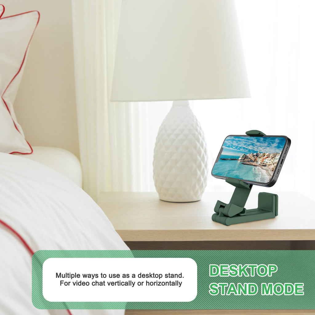 Perilogics Airplane Phone Holder Mount Universal in Flight Hands Free Viewing with Multi-Directional Dual 360 Degree Rotation (Evergreen)