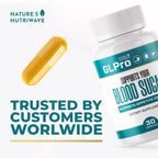 GLPro Capsules – Natural Supplement with Hawthorne, Garlic, Green Tea & Hibiscus – Non-GMO, Gluten-Free, Dairy-Free, Vegetarian, Made in USA – 30 Capsules, 1 Month Supply