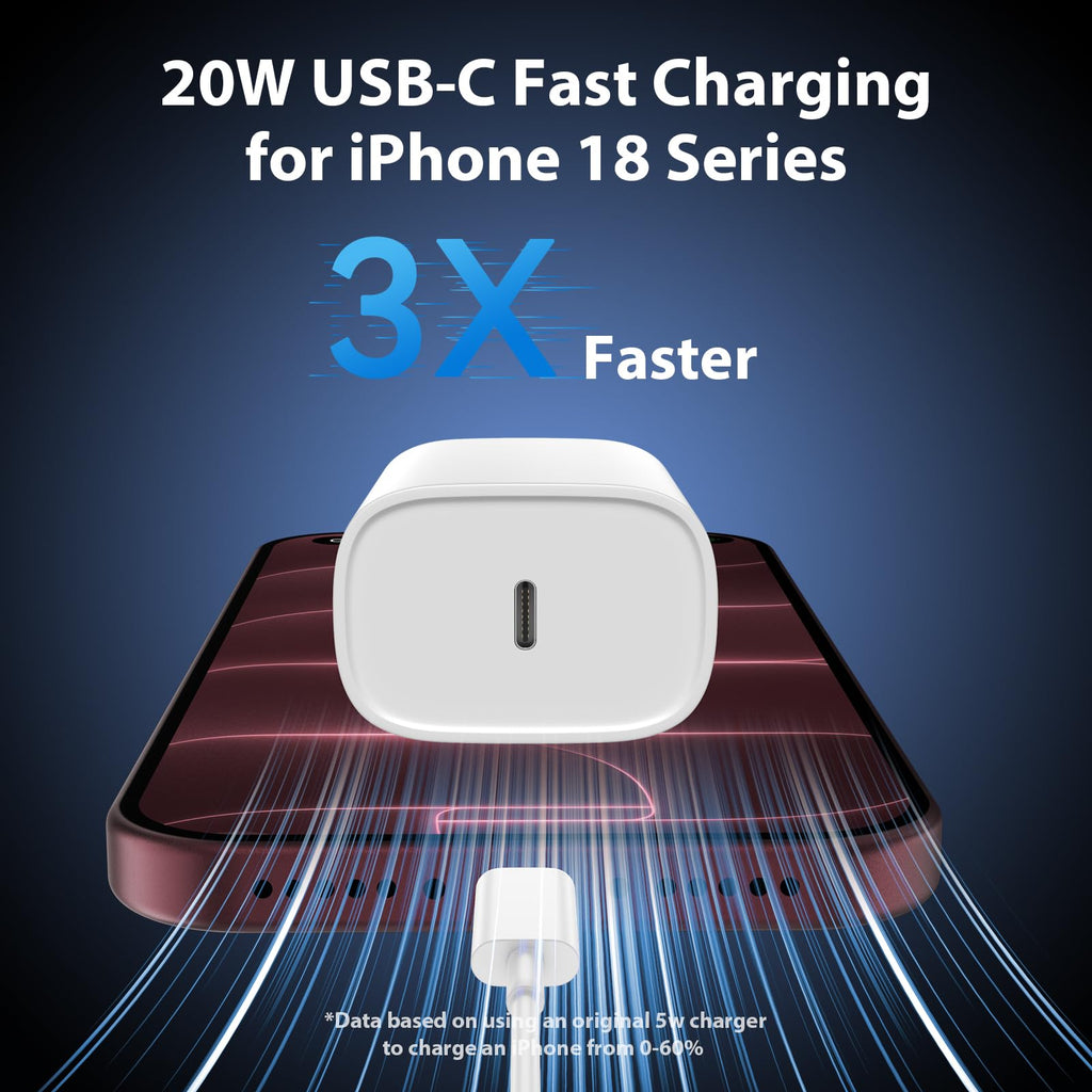 iPhone 18 17 16 Pro Max Charger Fast Charging 10 FT Long USB C Cable Cord