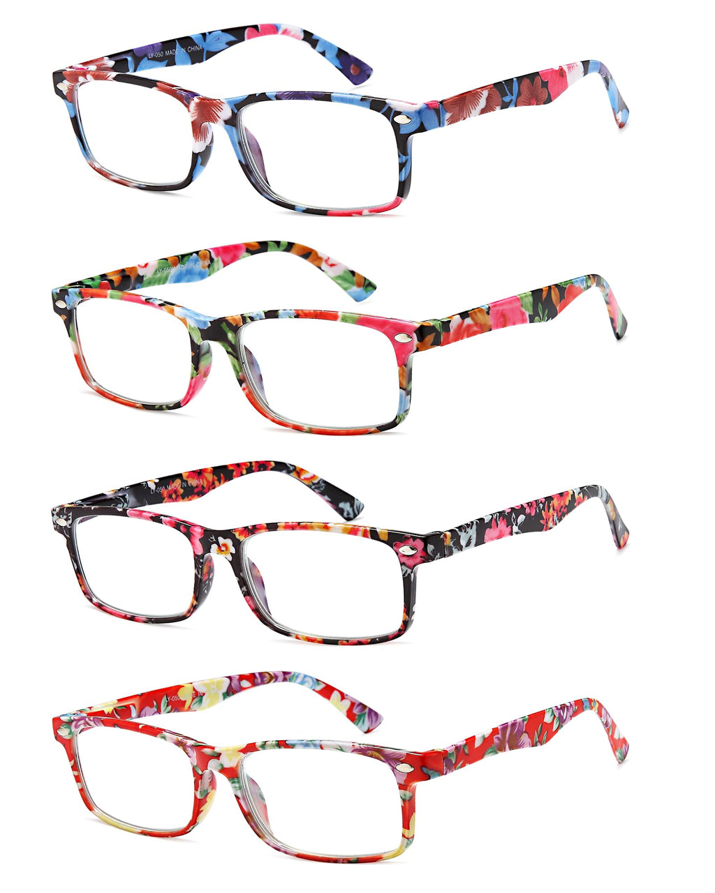 YTDBNS Reading Glasses for Women, Stylish Blue Light Blocking Readers, Ladies Eyeglasses, Fashion Computer Eye Glasses