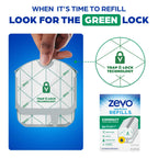 Zevo Compact Flying Insect Trap Official Refill Cartridges - Fits Zevo Compact & Plant Indoor Plug-in Trap, Authentic Trap + Lock Technology to Catch Gnats, House & Fruit Flies (6 Official Refills)