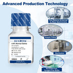 CryoKing 0.9% Normal Saline Solution, Sterile Sodium Chloride, 100mL×20