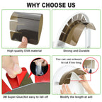 LISINAN Pee Guard for Toilet Seat-Prevent Pee Splash,Potty Training Kids (and Adults) from Peeing Through The Gap Between The Toilet seat and Bowl,Beneficial to Elderly, Disabled and Kids (2 pcs)