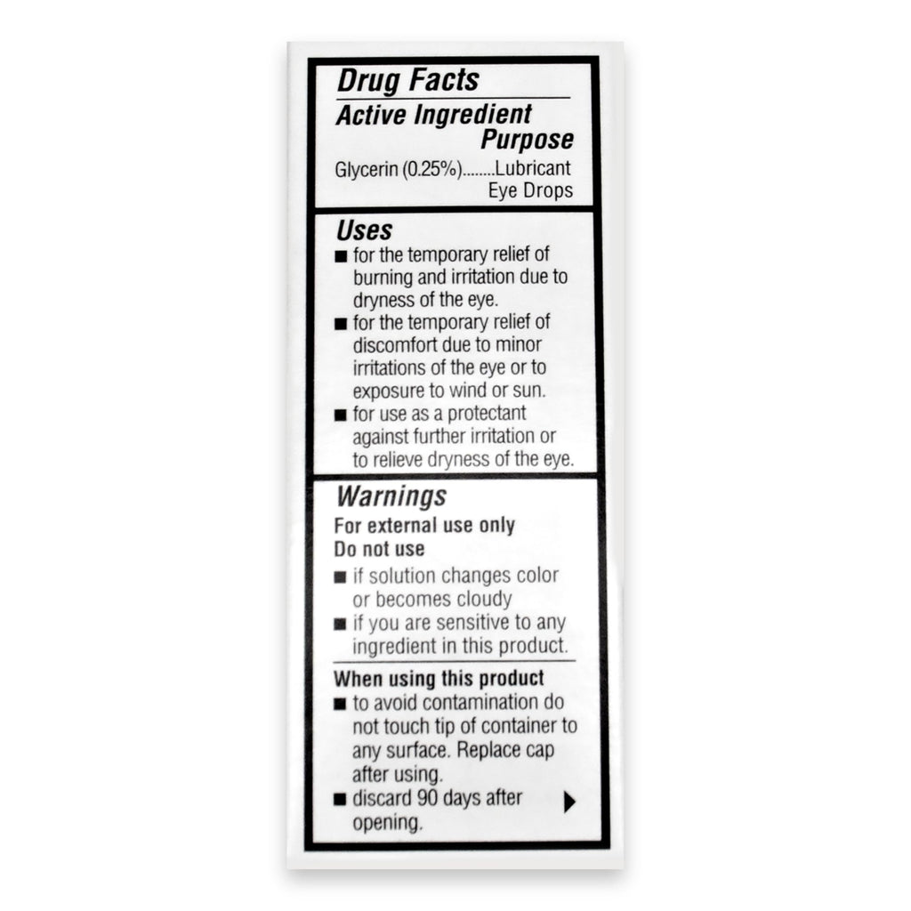 Oasis TEARS OT6400 PF Preservative-Free Lubricant Eye Drops Dry Eye Relief | Artificial Tears | 0.34 FL OZ (10 mL)