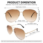 SOPHILY 3 Pack Bifocal Reading Sunglasses for Women Men, Aviator Sun Readers Glasses Gradient Lens Shades UV400 +2.0