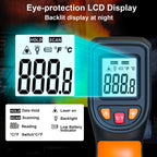 Laser Infrared Thermometer Non-Contact Digital Temperature Gun, -58℉～1112℉(-50℃～600℃) IR Thermometer for Industrial, Kitchen Cooking, Automotive, HVAC (Not for Human Body Temp)
