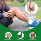60Pcs Knee Pain Relief Patches Kit, Pain Relief Patch for Knee, Wormwood Herbal Knee Patches for Arthritis, Relieves Muscle Soreness in Knee, Neck, Shoulder