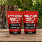 Outlaw X Potassium Nitrate High Purity Powder, Reagent Grade, 10 Pounds, for Stump Remover