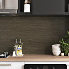 WESTICK Brown Wood Contact Paper for Countertops Waterproof Vinyl Wood Grain Wallpaper Peel and Stick Countertop Oil-Proof Wooden Contact Paper for Dining Tables Kitchen Cabinets Desk 15.8"x196"